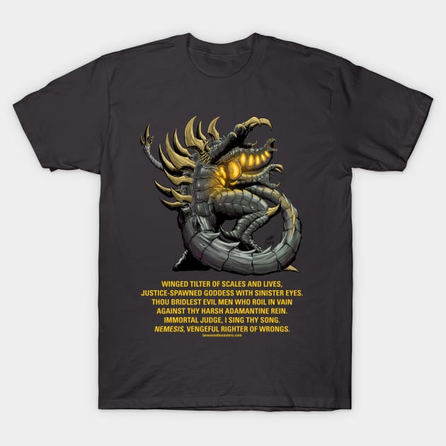 Nemesis - Vengeful Righter of Wrongs T-Shirt by JRobinsonAuthor